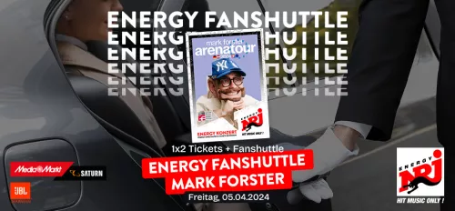 ENERGY Fanshuttle zu Mark Forster