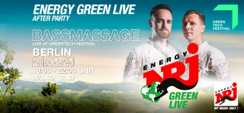 BASSMASSAGE auf dem Greentech Festival BASSMASSAGE auf dem Greentech Festival