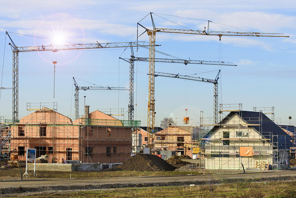 Neubau von Einfamilienhäusern