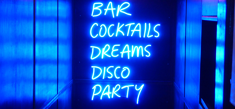 Bar Cocktails Dreams Disco Party