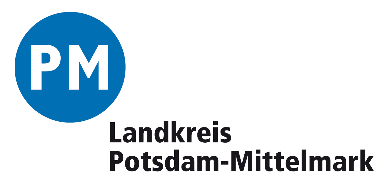 Logo mit Schrift Landkreis Potsdam-Mittelmark