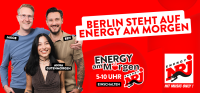 ENERGY Moderatoren Jakob, Anna Gutenmorgen, Ben