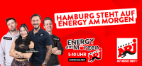 ENERGY Moderatoren Patrick, Anna Gutenmorgen, Ben, Richie