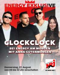 ClockClock und Moderatorin Anna Gutenmorgen