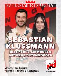 Sebastian Klussmann und Moderatorin Anna Gutenmorgen