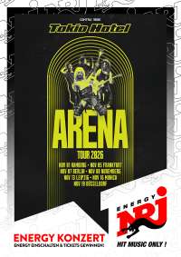 Tokio Hotel Tour 2026 Plakat ENERGY 
