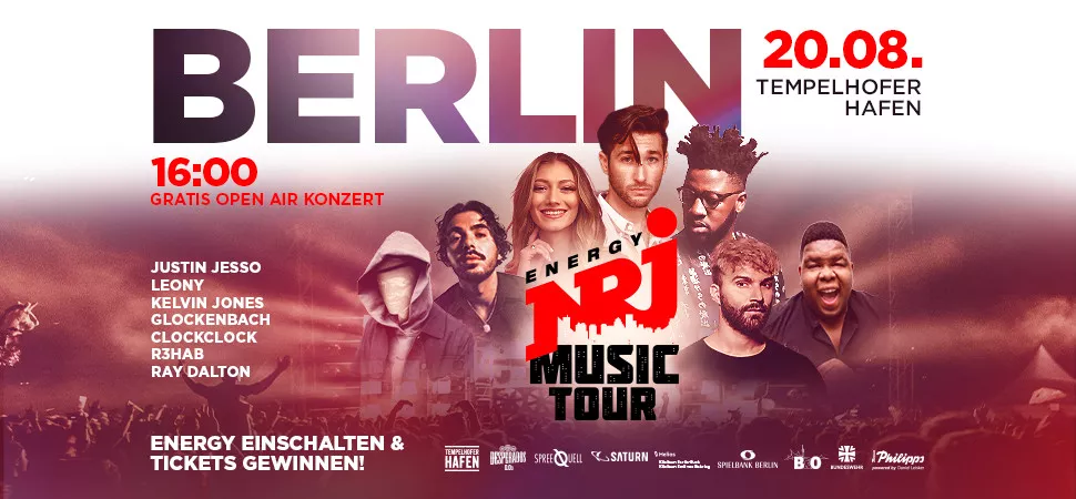 ENERGY MUSIC TOUR am 20.08. ENERGY MUSIC TOUR am 20.08.