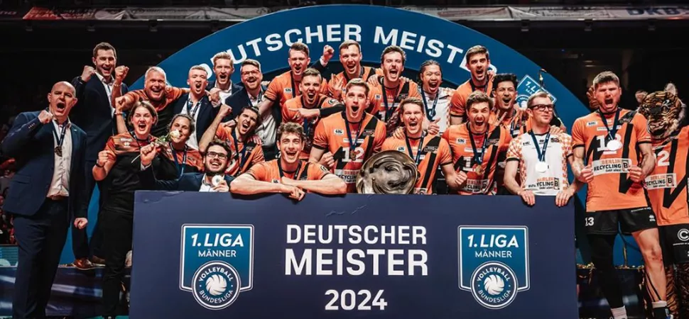 BR Volleys Deutsche Meister im Volleyball