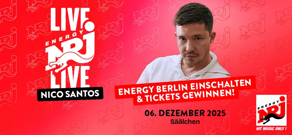ENERGY LIVE mit Nico Santos