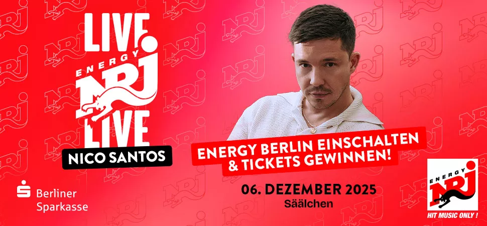 ENERGY LIVE mit Nico Santos mit der Berliner Sparkasse