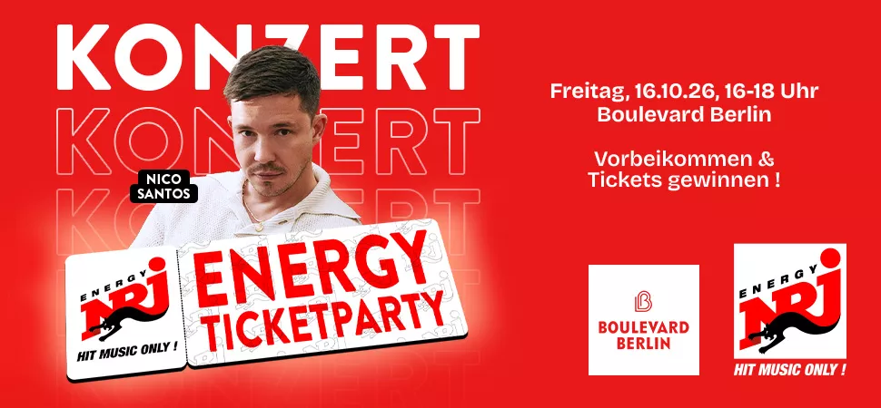 Foto von dem Sänger Nico Santos auf einer Grafik