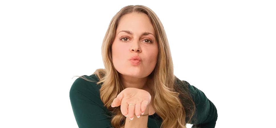 Moderatorin Lea Fanta