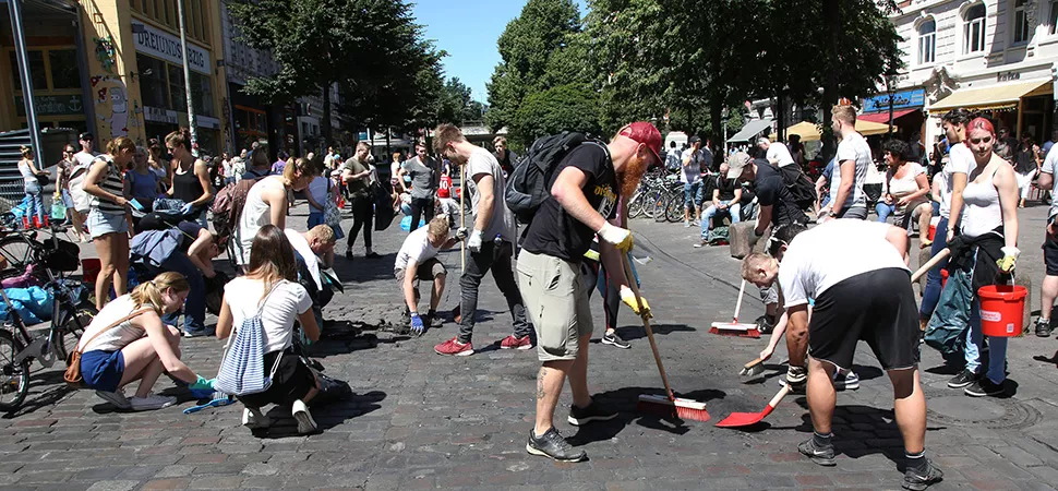 Hamburg räumt auf