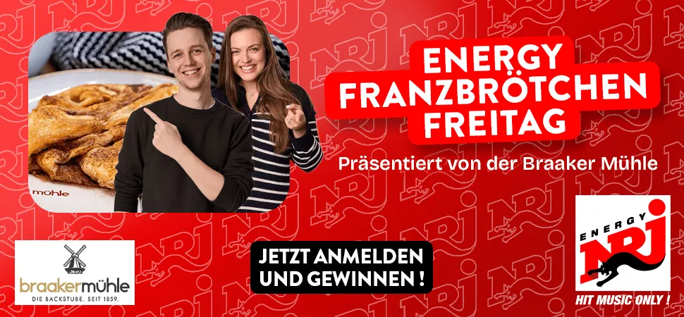 ENERGY Franzbrötchen Freitag mit Julia und Richie ENERGY Franzbrötchen Freitag mit Julia und Richie