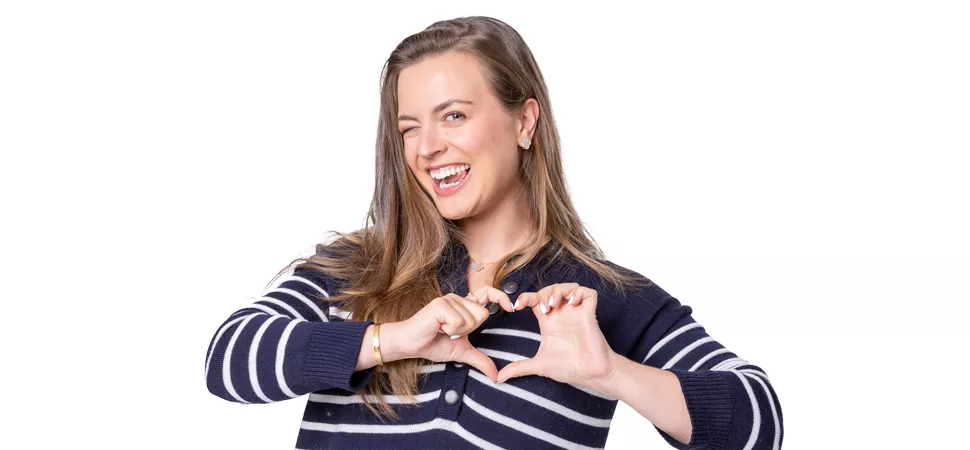 Moderatorin Julia