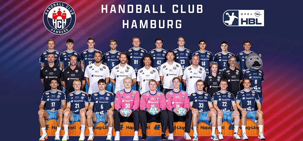 Kaderfoto des Handball Club Hamburg in der Saison 2026/27