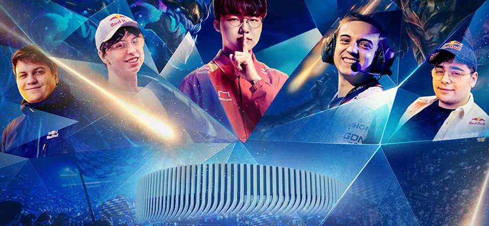 Spieler der Red Bull League of its Own auf einer Grafik 