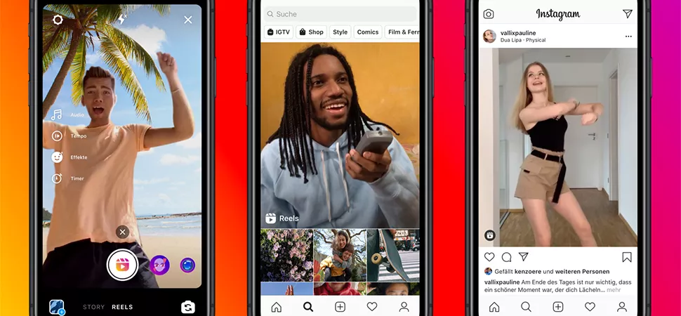 Reels ab sofort bei Instagram