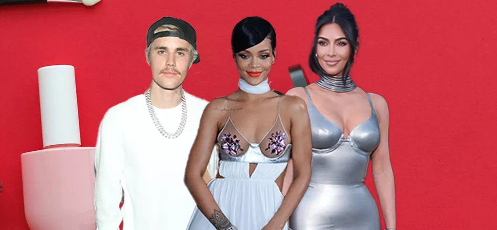 Celebrity Brands v.l.: Justin Bieber, Rihanna, Kim Kardashian