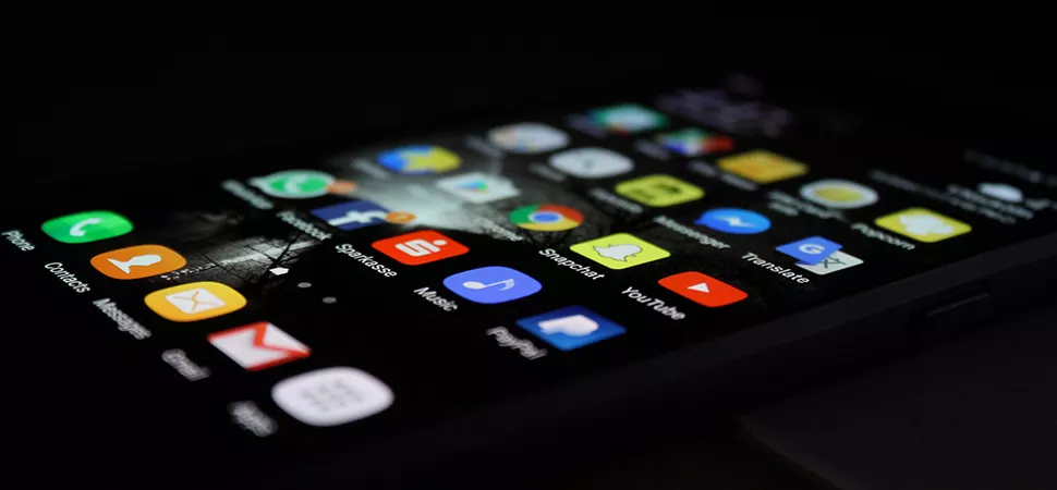 Smartphone Smartphone mit Apps
