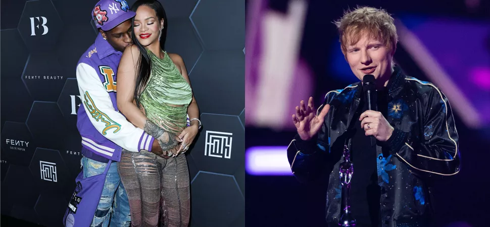 Rihanna Ed Sheeran Header Rihanna Ed Sheeran Baby Header 970 Imago