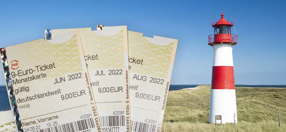 Insel Sylt 9 Euro Ticket nach Sylt