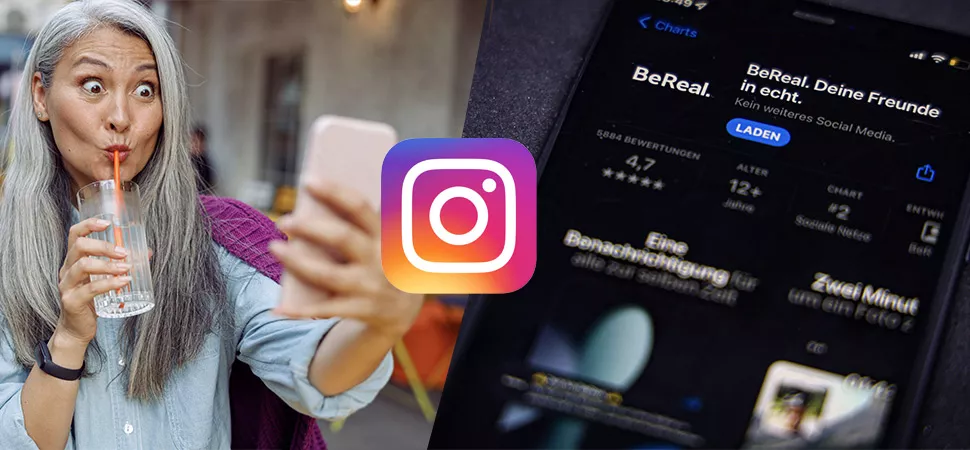Neue Funktion BeReal Instagram