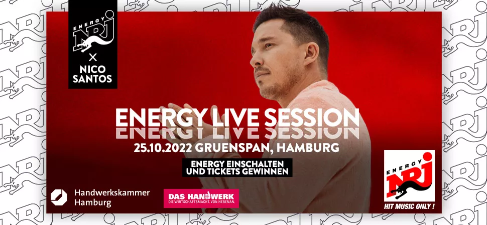 ENERGY Live Session mit Nico Santos in Hamburg