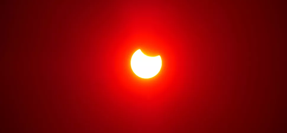 Partielle Sonnenfinsternis Partielle Sonnenfinsternis