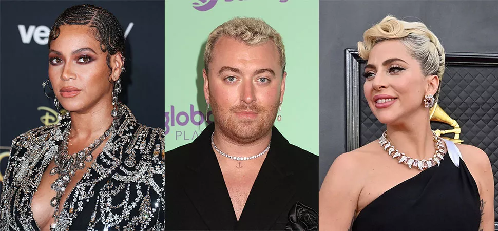 Beyoncé, Sam Smith, Lady Gaga