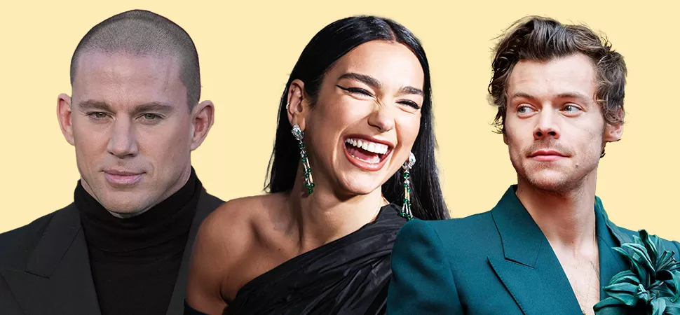 Dua Lipa, Channing Tatum, Harry Styles