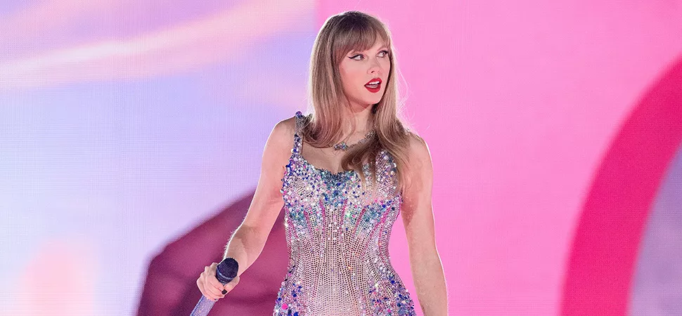 Taylor Swift auf der Bühne in Las Vegas während ihrer Eras Tour, März 2023