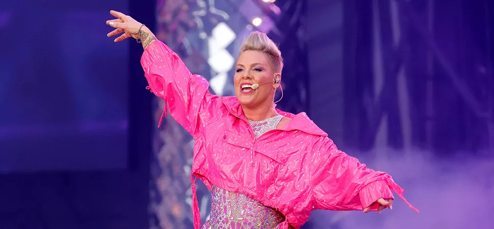 P!NK bei einem Konzert in Köln.