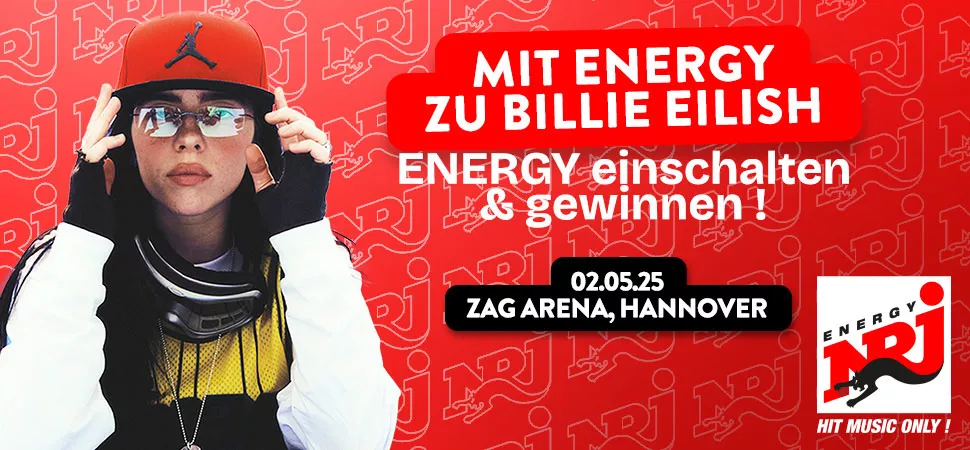 Mit ENERGY zu Billie Eilish