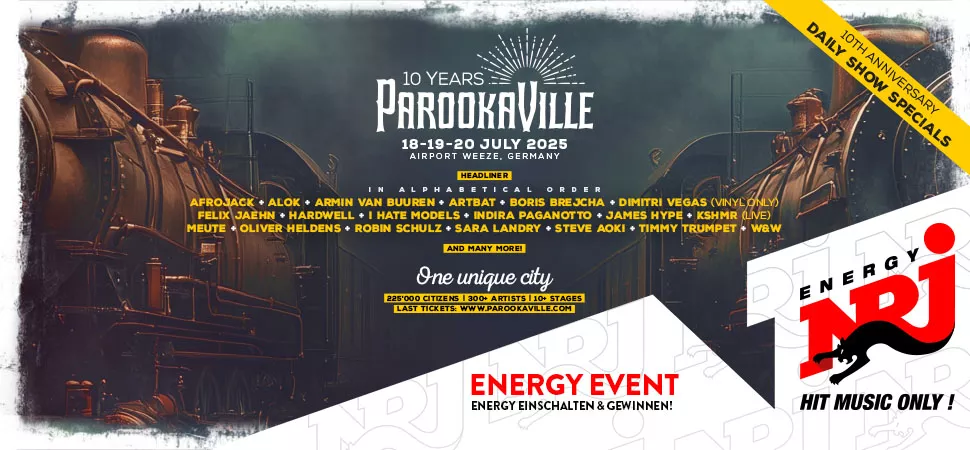 ENERGY präsentiert das PAROOKAVILLE 2025 ENERGY präsentiert das PAROOKAVILLE 2025