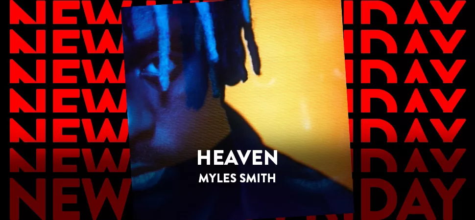 Grafik mit dem Singlecover von Myles Smith "Heaven"