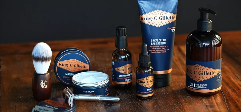 Produktset von King C. Gillette