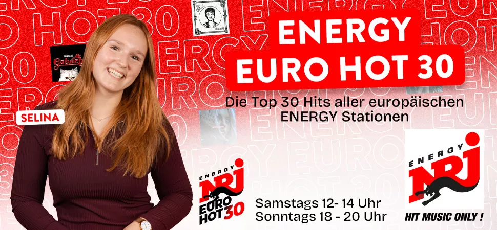 ENERGY EURO HOT 30 mit Moderatorin Selina