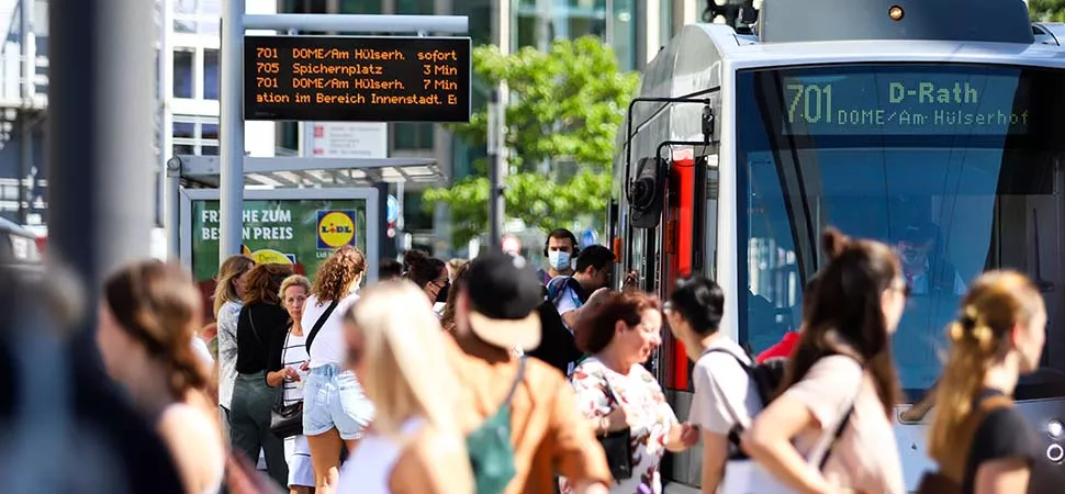 NRW Ticket Bus und Bahn Düsseldorf