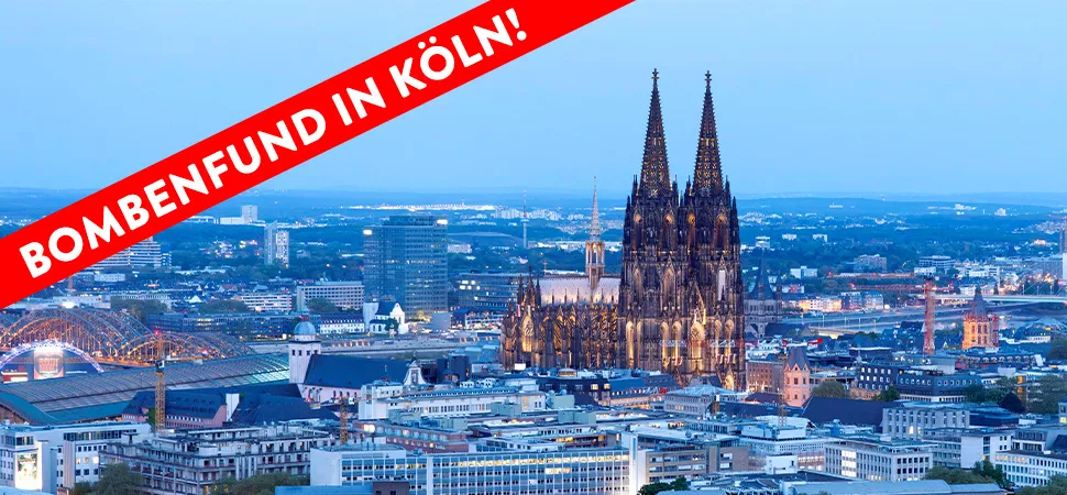 Bombenfund in Köln Bombenfund in Köln