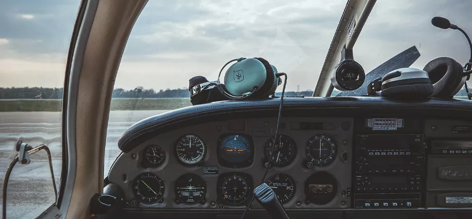 Flugzeug Cockpit Flugzeug Cockpit Header 970