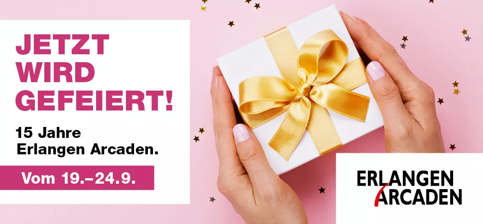 Erlangen Arcaden Geburtstag Erlangen Arcaden Header