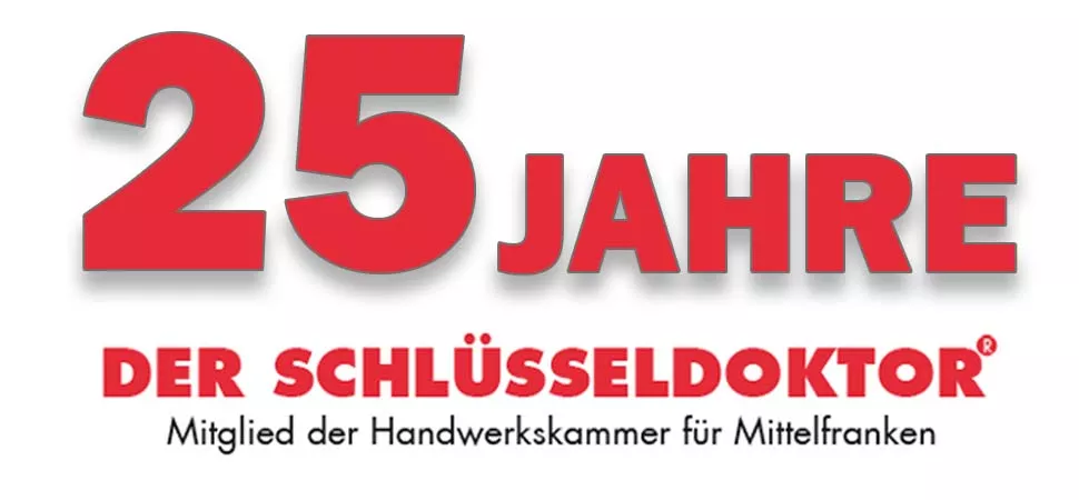 25 Jahre Schlüsseldoktor 25 Jahre Schlüsseldoktor Header 970