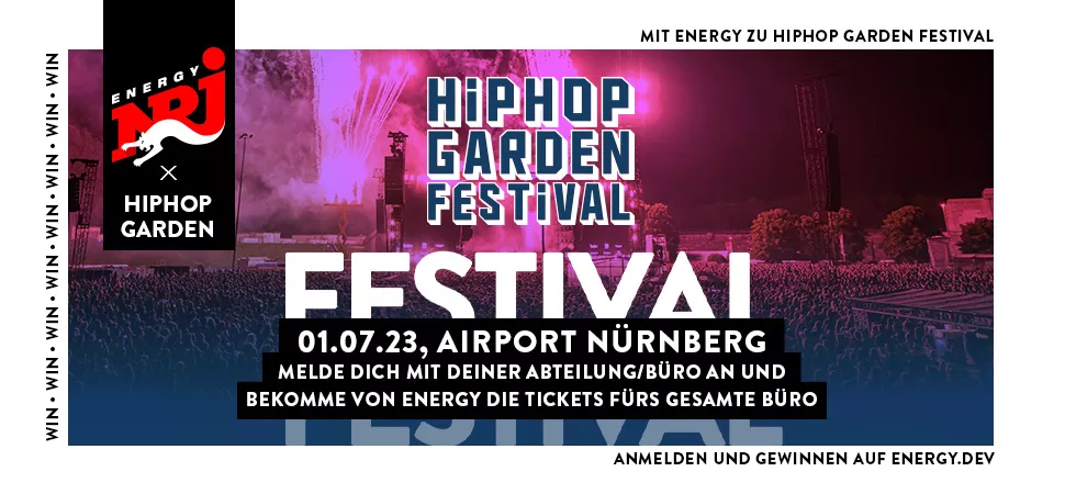 HipHop Garden Festival Büro Promotion Header 970