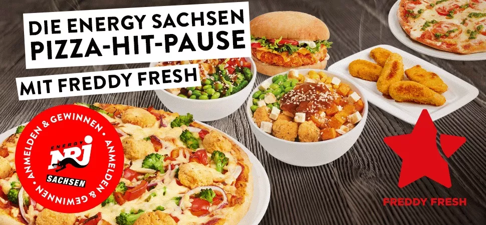 Die ENERGY Sachsen Pizza-Hit-Pause powered by Freddy Fresh Die ENERGY Sachsen Pizza-Hit-Pause powered by Freddy Fresh