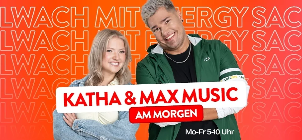 Katha & Max Music bei ENERGY Sachsen Knallwach