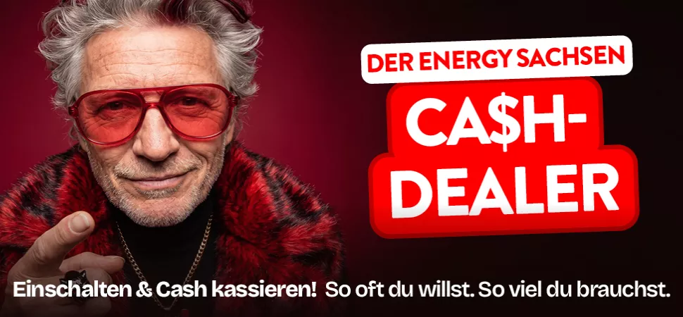 Cash Dealer mit cooler Brille