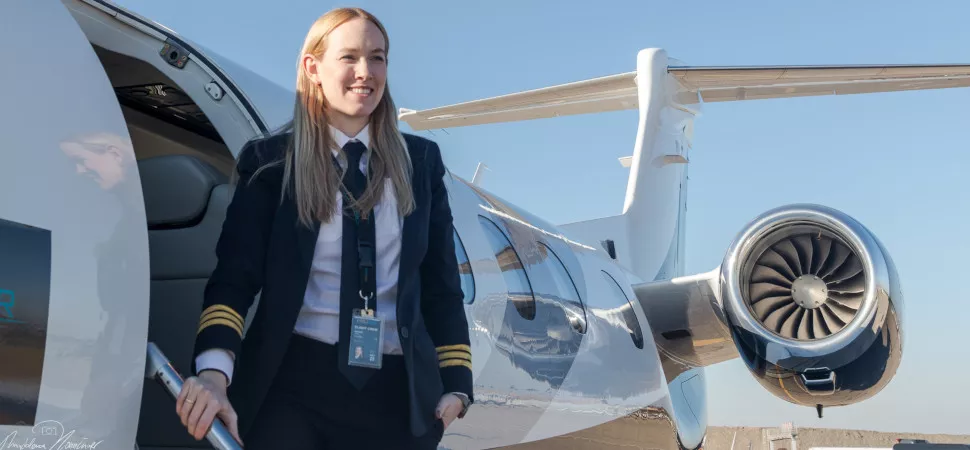 Judith Bittner fliegt als Privatjet-Pilotin um die ganze Welt Privatjetpilotin Judith Bittner