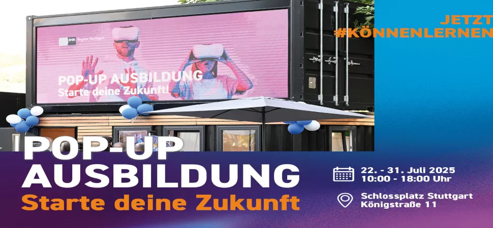 Pop-Up Ausbildung Pop-Up Ausbildung