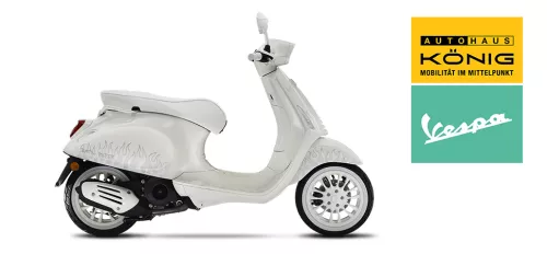 Vespa Autohaus König Vespa im Design von Justin Bieber
